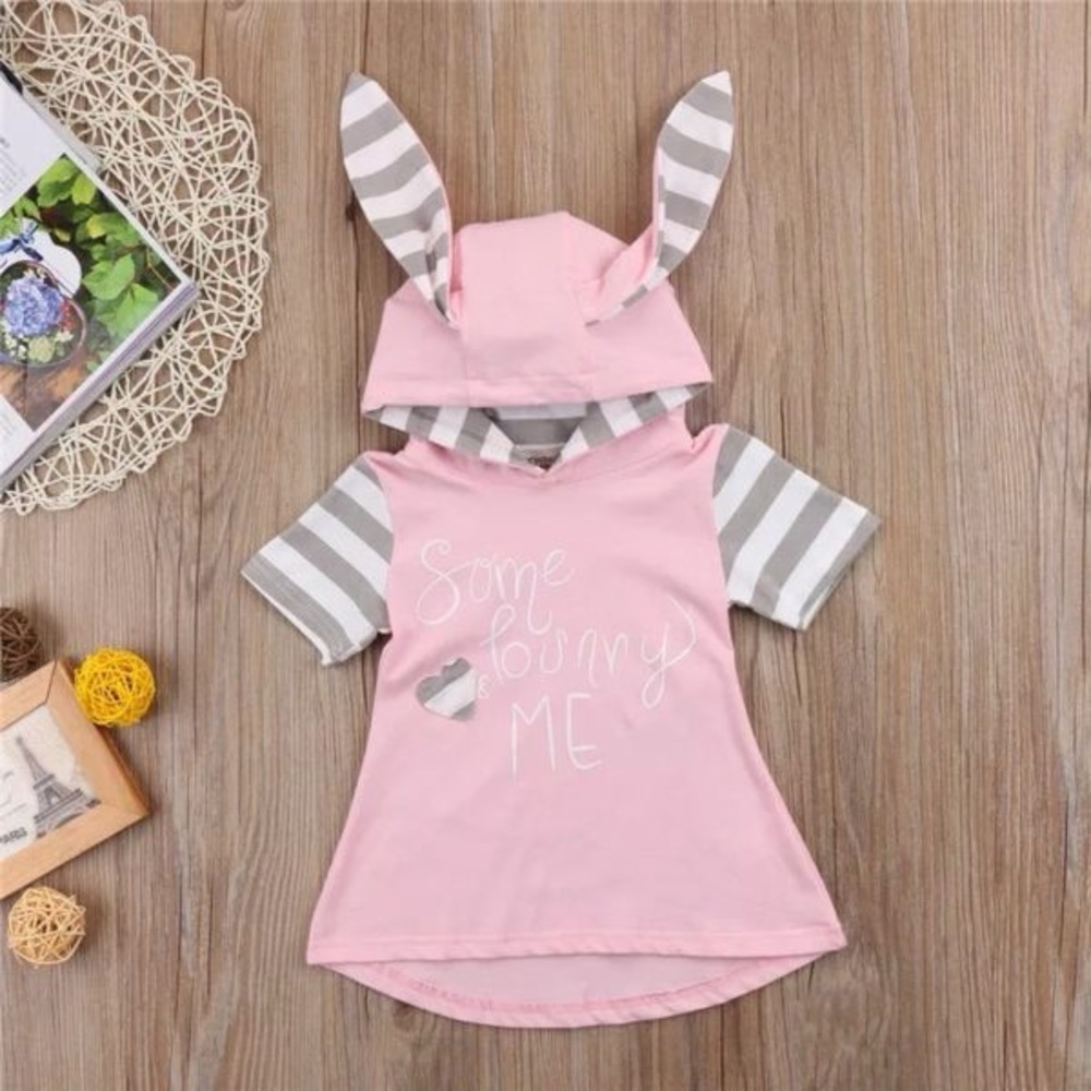 Some Bunny Loves Me hooded top